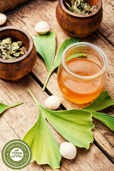Gülçehre Yörem Afyon Meşhur Trabzon Ginkgo Biloba Yaprağı, Mabet Ağacı Yaprağı | 55gr.