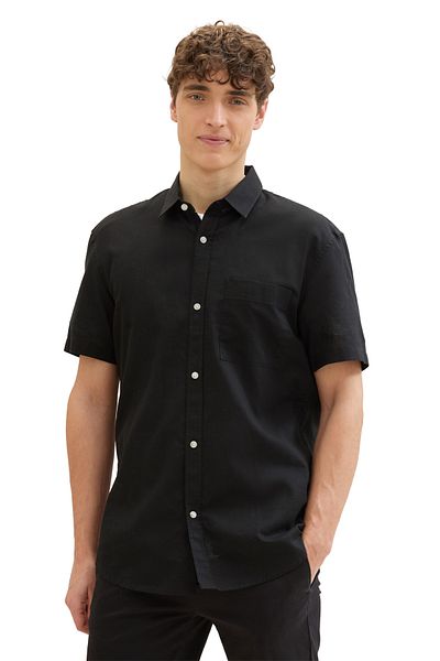 Tom Tailor Denim бавовняна лляна сорочка