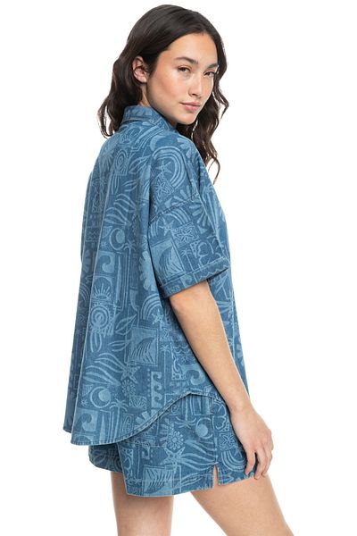 Roxy Hemd ERJWT03621 SCHWARZ/WEISS