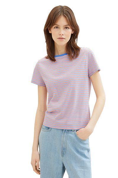 Tom Tailor Denim tricou modern cu dungi