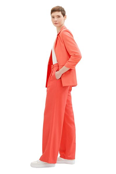 Tom Tailor Denim Hose mit weitem Bein und Falten