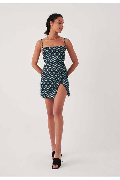 Herita Gemustertes Minikleid