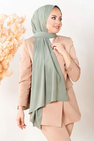 NEWSTORE Hijab Hijab Medina Silk Shawl Ωίδιο Πράσινο