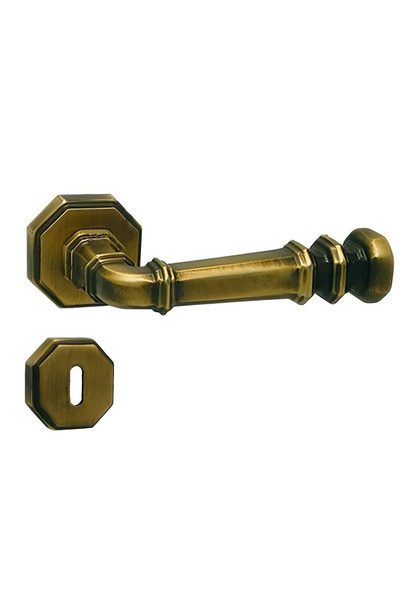 DOĞANLAR KAPI KOLLARI DOĞANLAR GUSTO OLİFKA KAPI KOLU OLİFKA MAT VERNİK ROZETLİ WC (TK)