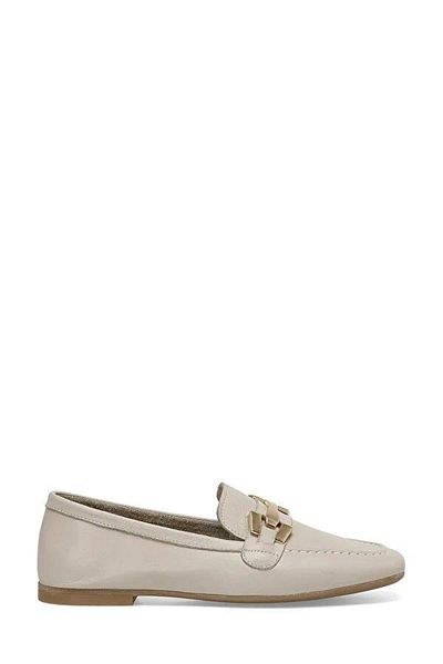 İnci Branco 4Fx Women's Beige Loafer