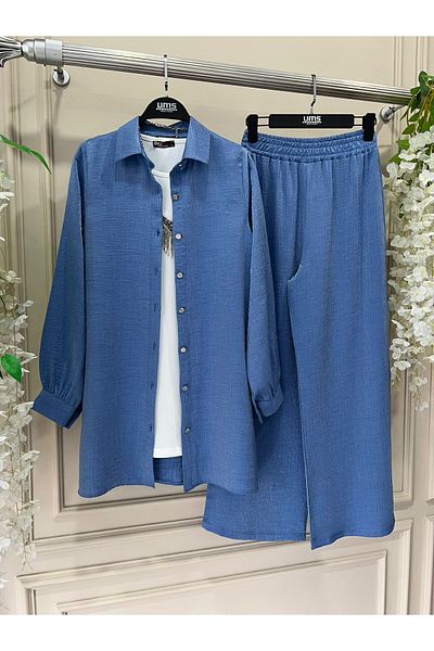 YEDİLALE JANJAN CREPE PANT SET