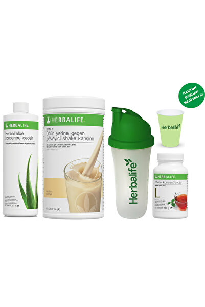 Herbalife شايك فانيليا شايك ألو مشروب مركز شاي كلاسيك 100 جرام