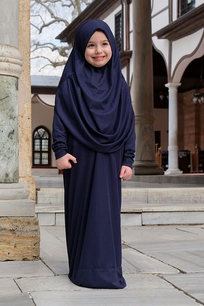 LOCCO Rochie Rugăciune Copii Bleumarin