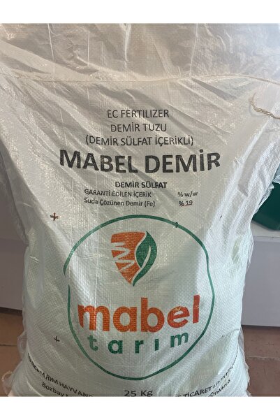 Mabel Tarım Demir Sülfat Karaboya, Saçıkara, Saçıkıvrız, Şıbılık  Gübre