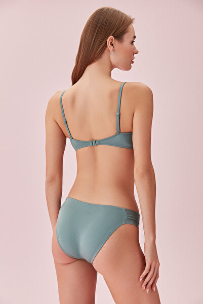 SUWEN Metal Aksesuarlı Bikini Üst