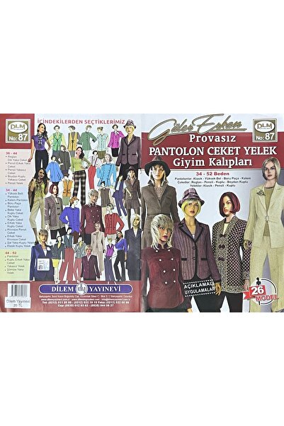 Güler Erkan Provasız Dikiş Kalıpları Dergisi