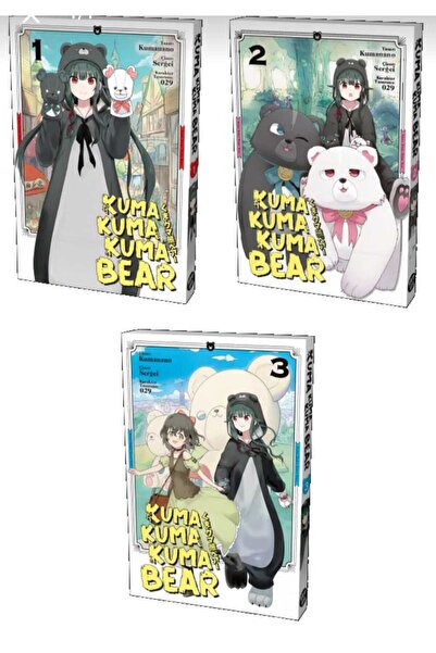 Zagrozal kuma kuma bear ( 1,2,3 ) 3 lü set