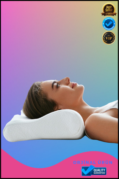 Overbazaar Ortopedik Eko Boyun Yastığı 50*35 Cm Uyku Yastığı