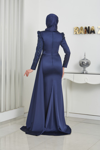 Rana Zenn ROSA EVENING DRESS DARK BLUE