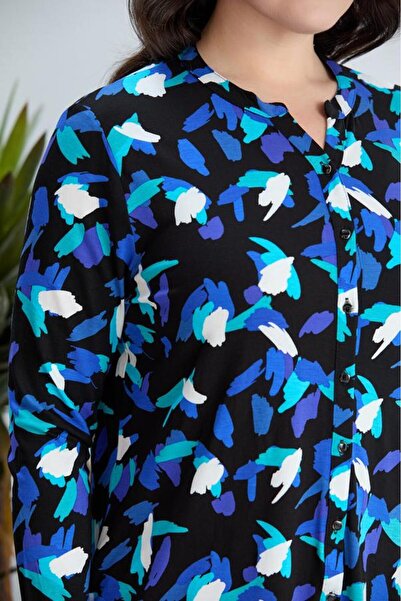 wearon tekstil WOMEN'S VISKOSE FABRIC MOTHER'S SHIRT COMBED