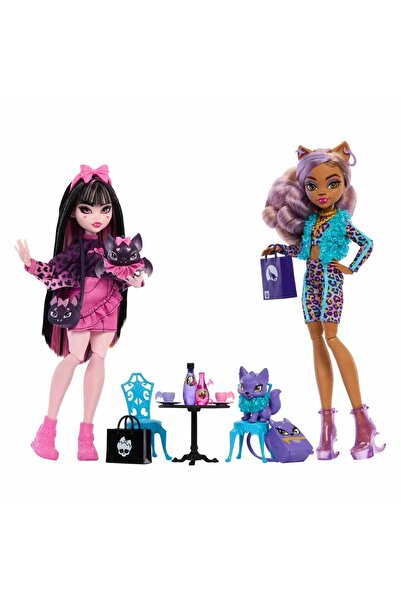 mattel HNP96 Monster High Ürpertastik Dostlar Bebekleri 2'li Paket