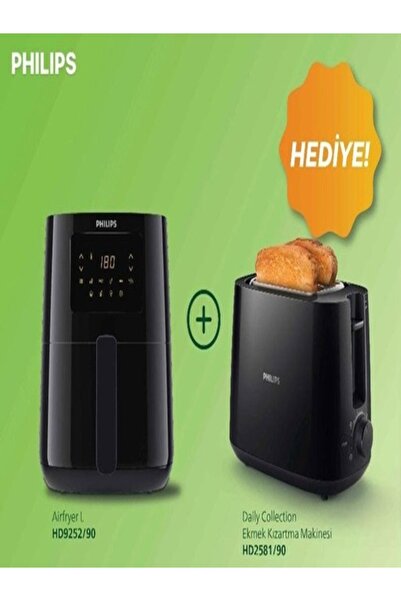 Philips Airfryer Essential 4.1 lt Yağsız Fritöz (Philips Series Inox Türk Kahve Makinesi HEDİYE)