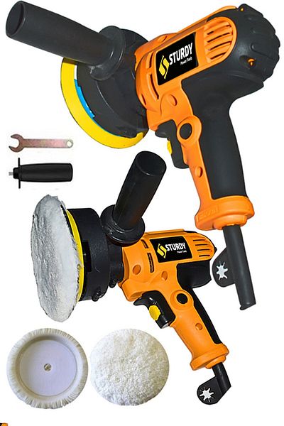Sturdy Power Tools Japanese Techno Power Professional 450 Watt Level Speed Control Adjustable Sofa Washer, Polishing Machine