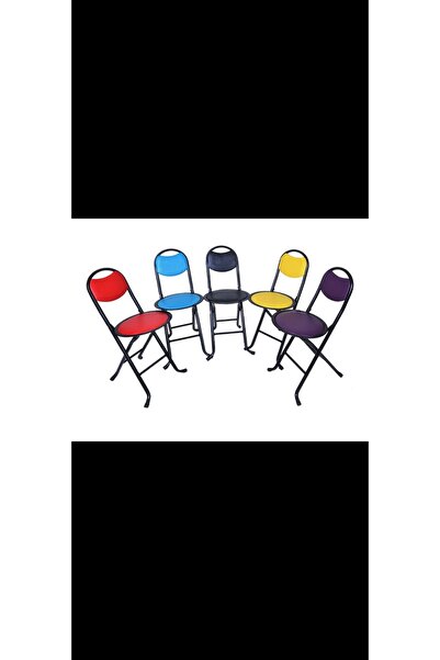 Derman 1 Adet Sırt Dayamalı Ergonomik Pratik Katlanır Tabure Sırt Dayamalı Er...