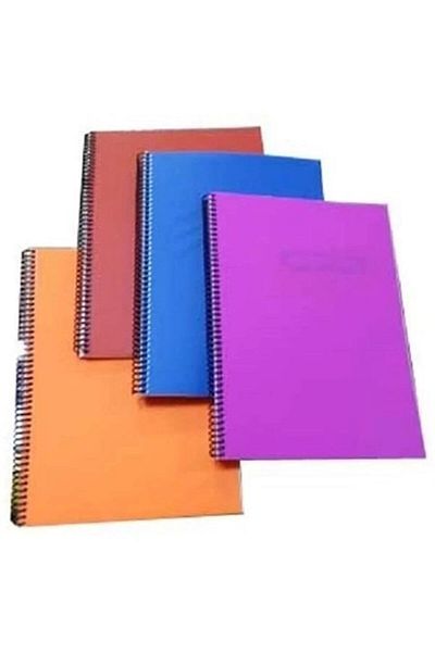 Gıpta Eco PP Spiral PP Cover Notebook (a4) - 60 Sheets ( Checkered)