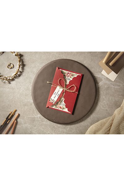 BAHARİSTİC DAVETİYE 7005 DÜĞÜN NİŞAN NİKAH KINA 50 ADET (BASKISIZDIR)