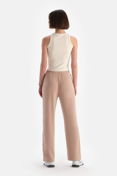 Dagi Ärmelloses Tanktop mit Camisole-Muster für Damen in Ecru