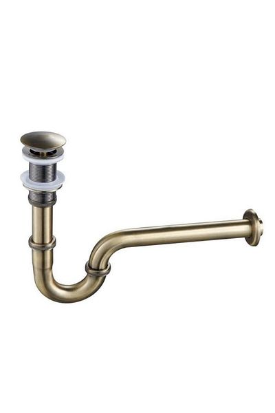 Boheme S Type Push-Pull Stainless Sink Siphon