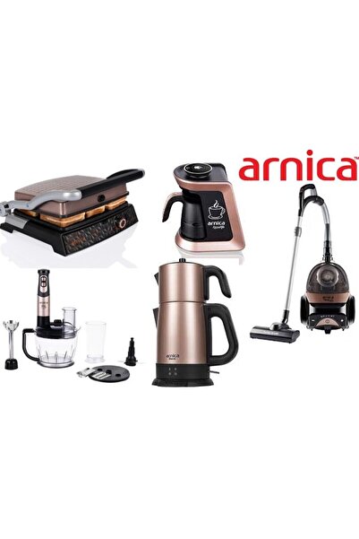 Arnica Koldan Kumandalı Tesla Torbasız Süpürge+diva Pro Blender Set+diamond T...