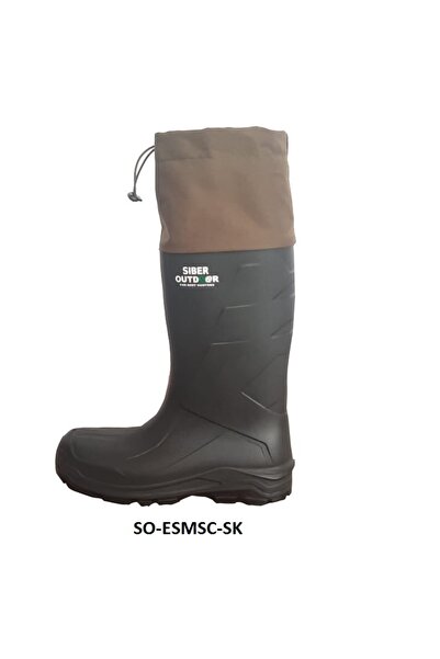 SİBER OUTDOOR Polimer Astarlı Kısa Çizme-haki Konçlu