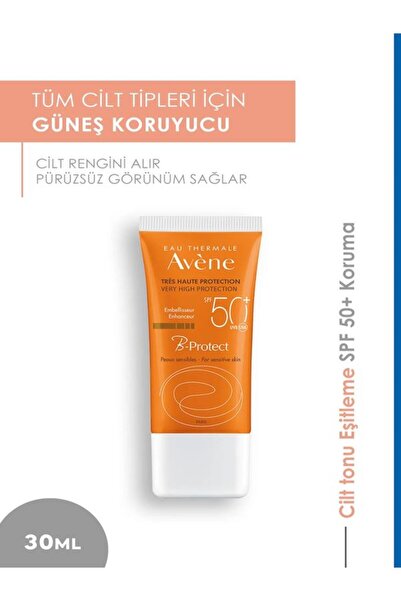 Avene B-PROTECT CİLT TONUNA UYUMLU EŞİTLEYİCİ SPF 50 + GÜNEŞ KORUYUCU 30 ML