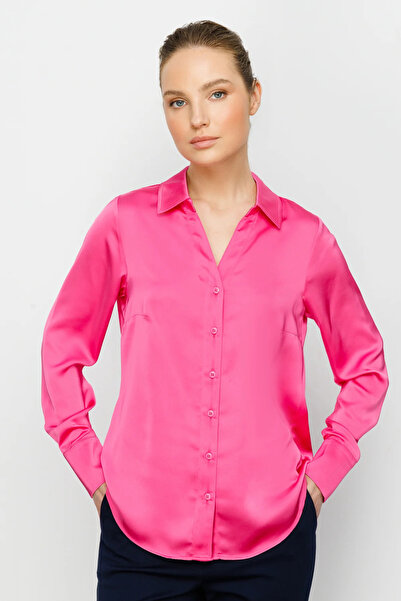 Ekol Satin Look Shirt