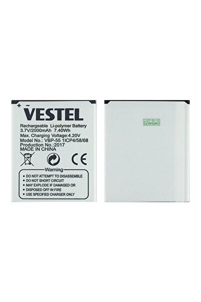 Vestel Venüs 5.5X Uyumlu 2000 MAh Batarya