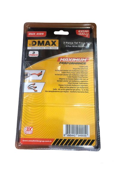 DMAX 3 PIECES WIRE BRUSH SET