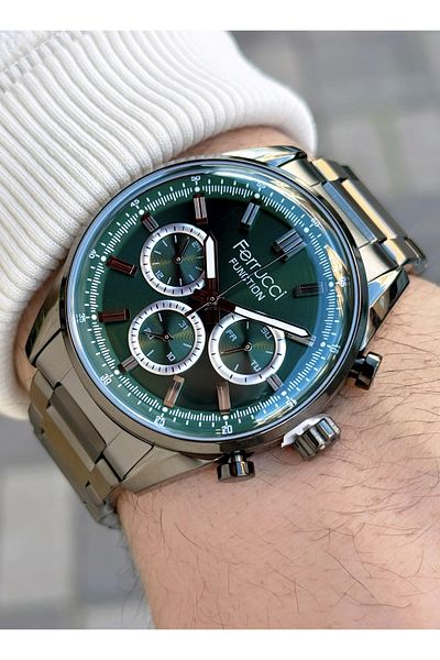 Ferrucci Function FCF.03299FM.04 Steel Cord Men's Wrist Watch