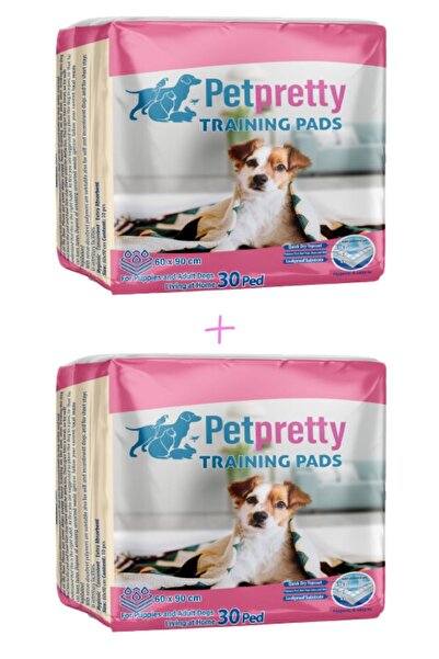 Pet Pretty Doğal Kokusuz Yavru Köpek Çiş Eğitim Pedi 60x90 60 Adet