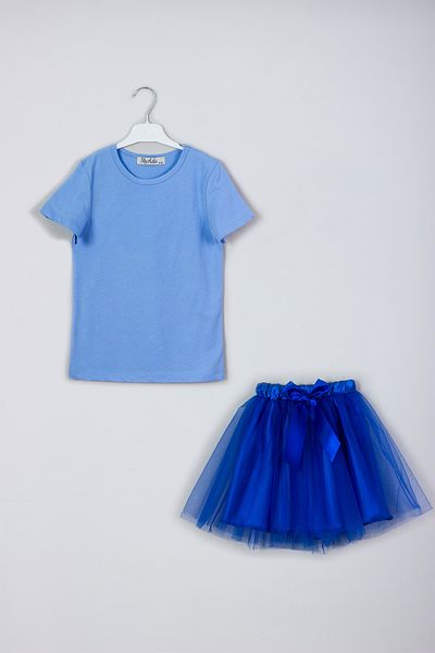 MYADA Set combinat fustă tutu tricou de bază sezon nou