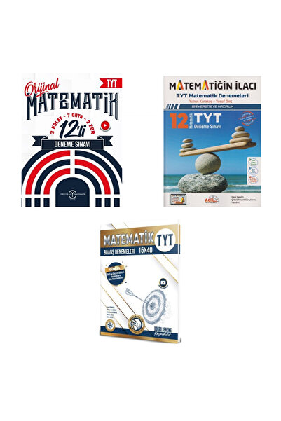Orjinal TYT Matematik Matematiğin İlacı  Matematik Bilgi Sarmal Matematik Denemeleri + TYT  Deneme