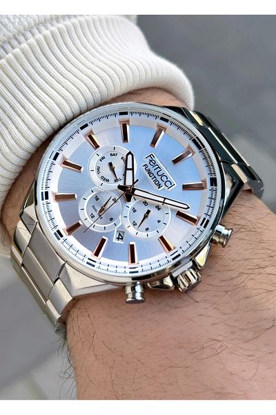Ferrucci Function FCF.12654FM.05 Steel Cord Men's Wrist Watch