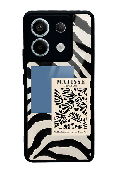 Spoyi Xiaomi Redmi Note 13 Pro 5G Zebra Matısse Tasarımlı Glossy Telefon Kılıfı