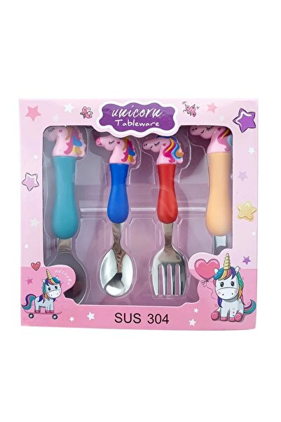 Kumik My Little Pony Çatal Kaşık Seti 4 Lü Kutulu