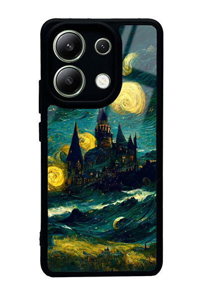 Spoyi Xiaomi Redmi Note 13 4G Van Gogh Tasarımlı Glossy Telefon Kılıfı