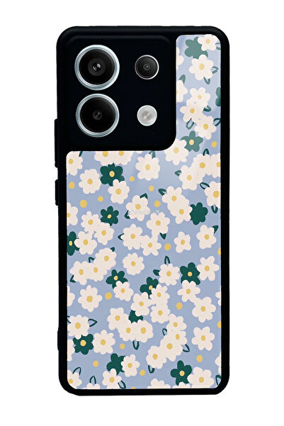 Spoyi Xiaomi Redmi Note 13 Pro 5G Daisy Pattern Tasarımlı Glossy Telefon Kılıfı