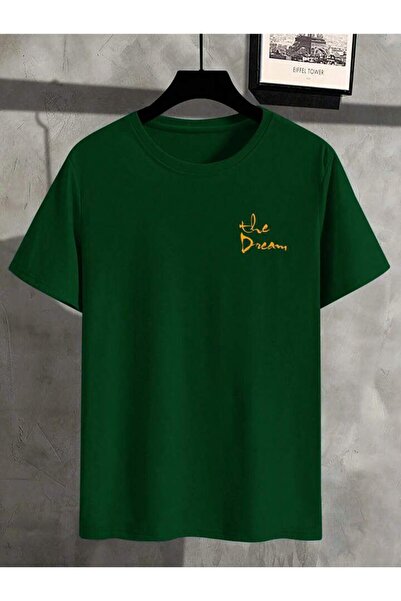 AFROGİYİM Μπλουζάκι Unisex The Dream Your Life Μπροστά και Πίσω με στάμπα Oversize