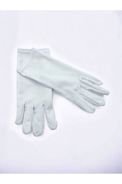 Happyland White Color Comfortable Fit Band Waiter Ceremony Pantomime Show Ceremony Gloves