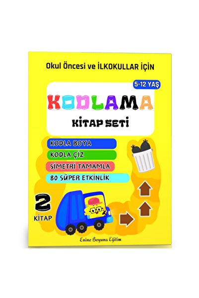 Enine Boyuna Eğitim Coding Book Set for Preschool and Primary Schools