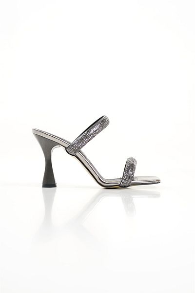 Buem Pantofi cu toc Stone Platinum pentru femei - culoare argintie, Neolit ​​Vegan