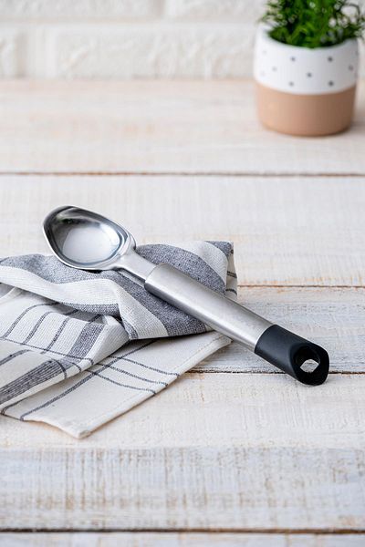 ACAR 23 cm Helix Steel Ice Cream Spoon