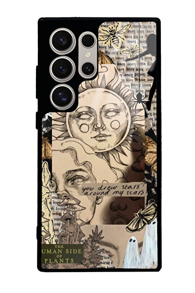 Spoyi Samsung S24 Ultra Güneş Tanrıça Tasarımlı Glossy Telefon Kılıfı