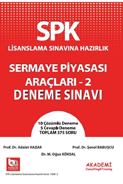 Akademi Consulting Training SPK Lisanslama Sınavlarına Hazırlık-Sermaye Piyas...