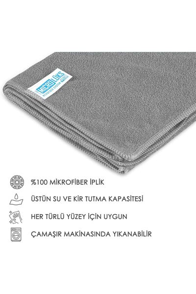 Alsamkapsam cm Süper Emici Kalın Mikrofiber Havlu, Oto Kurulama ve Temizlik Bezi